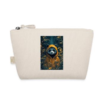 Illustration of a humanoid panda - Organic Pouch - nature - Front