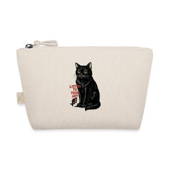 Chat Noir | Écoutez votre art - Trousse biologique - nature - Devant
