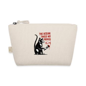 Cat Graffiti Sea Freedom - Organic Pouch - nature - Front