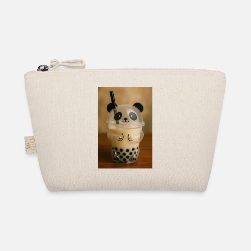 Panda Bubble Tea Cup Grafik Bio-Täschchen