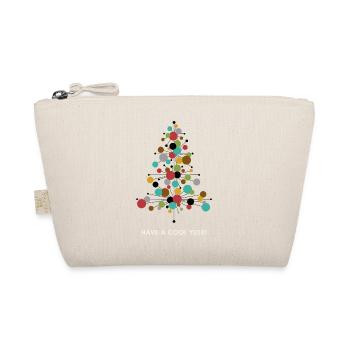Have a Cool Yule! – Retro Christmas design - Organic Pouch - nature - Front