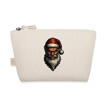 Dark Santa Claus Grimace - Organic Pouch - nature - Front