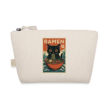 Ramen Cat Retro Poster - Organic Pouch - nature - Front