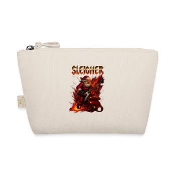 Heavy Metal Santa Sleigher - Bio-Täschchen - Natur - Vorne