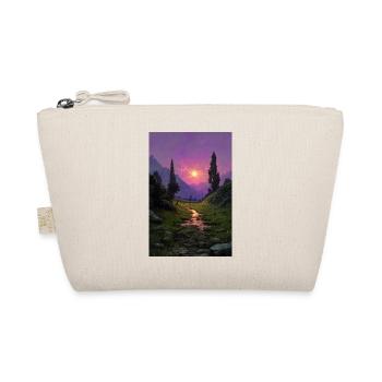 Illustration of a natural landscape - Organic Pouch - nature - Front