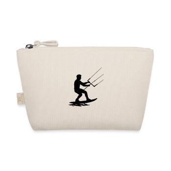 Kitesurfeur cool en action – Silhouette dynamique - Trousse biologique - nature - Devant