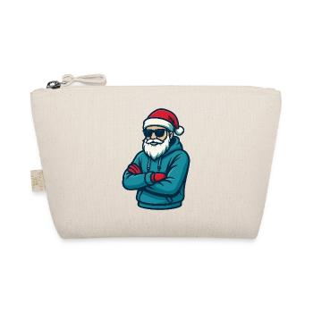 Sweat à capuche cool du Père Noël avec stores - Trousse biologique - nature - Devant