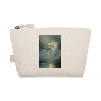 Mistbound Flight Over Mountain Veil - Organic Pouch - nature - Front