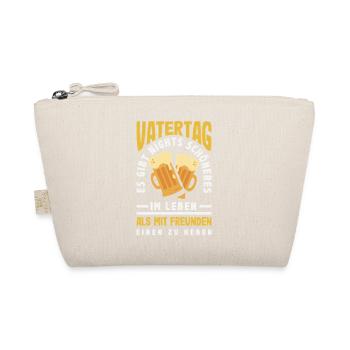 Lustiges Vatertag Geschenk Papa Bier - Bio-Täschchen - Natur - Vorne
