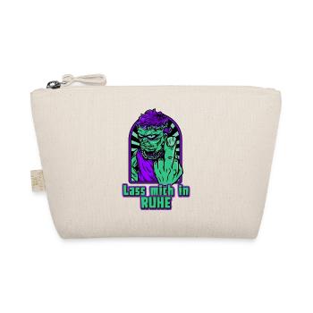 Leave me alone monster - Organic Pouch - nature - Front