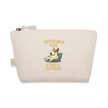 Do Not Disturb Bull Terrier - Organic Pouch - nature - Front