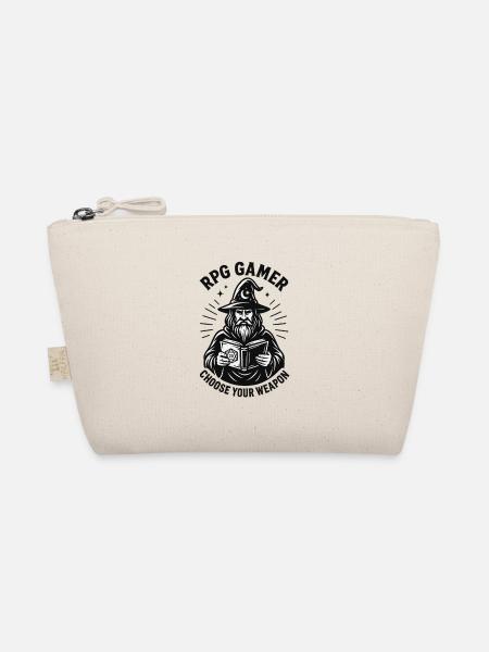 RPG Gamer : Grimoire et dés - Trousse biologique - nature - Devant
