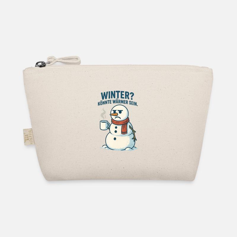 Winter? Wärm dich mit Kaffee - Bio-Täschchen - Natur