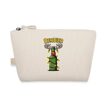 Renne Bière Jeu de mots moche Noël - Trousse biologique - nature - Devant