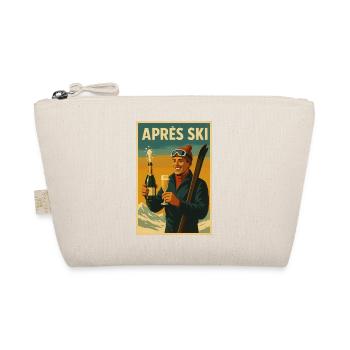 Affiche de célébration vintage après ski - Trousse biologique - nature - Devant