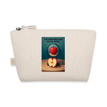 The apple's mirror of social life - Organic Pouch - nature - Front