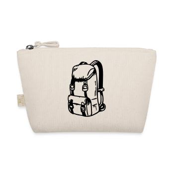 Backpack Symbol Camping Travel - Organic Pouch - nature - Front