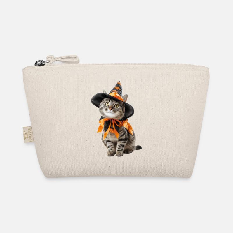 Déguisement de sorcier sorcier chat Halloween Trousse biologique