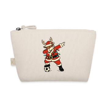 Cadeau de football du Père Noël renne en taponnant - Trousse biologique - nature - Devant