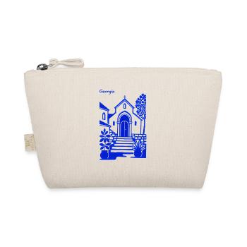 Georgia Blaue Kirchenstufen - Bio-Täschchen - Natur - Vorne