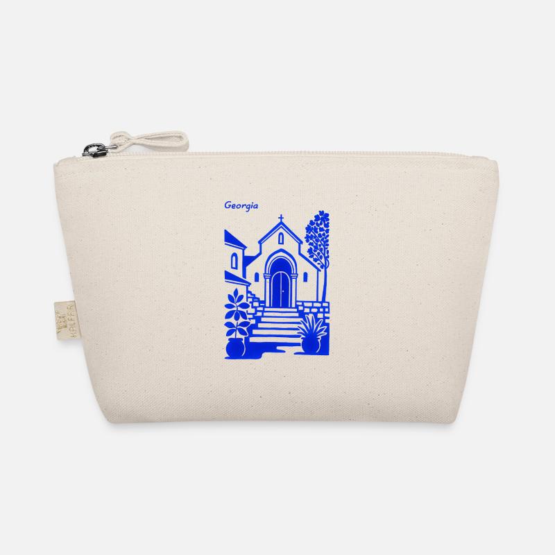 Georgia Blaue Kirchenstufen Bio-Täschchen