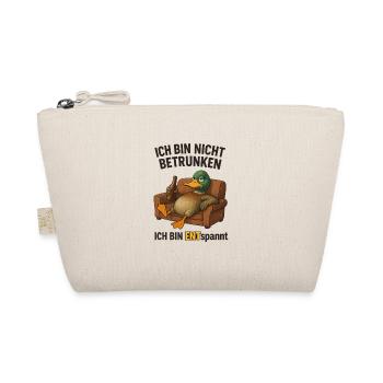 I'm not drunk RELAXED - Organic Pouch - nature - Front