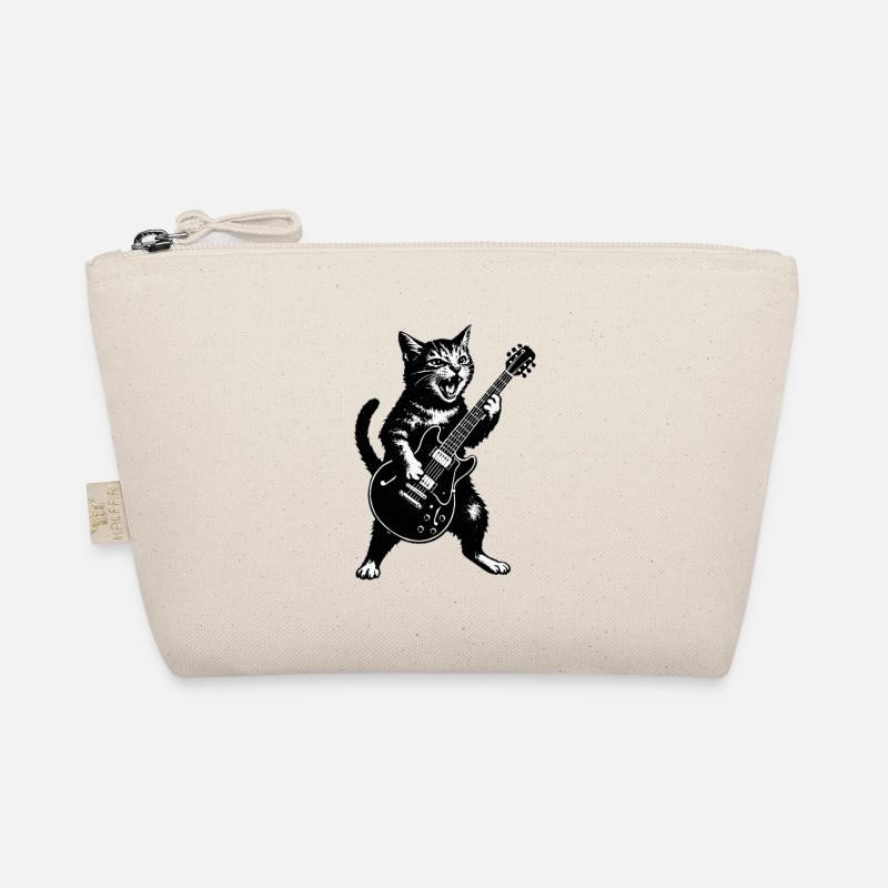 Illustration punk du guitariste Cats Trousse biologique
