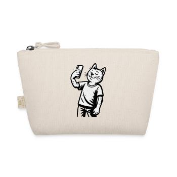 Chat selfie dans un style croquis - Trousse biologique - nature - Devant