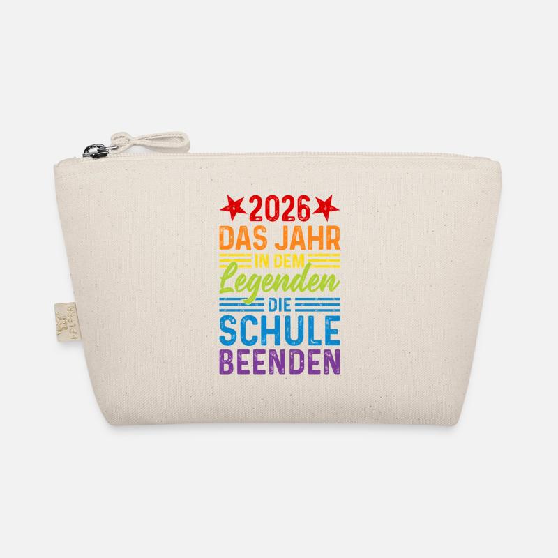 2026 Das Jahr in dem Legenden die Schule beenden - Bio-Täschchen - Natur