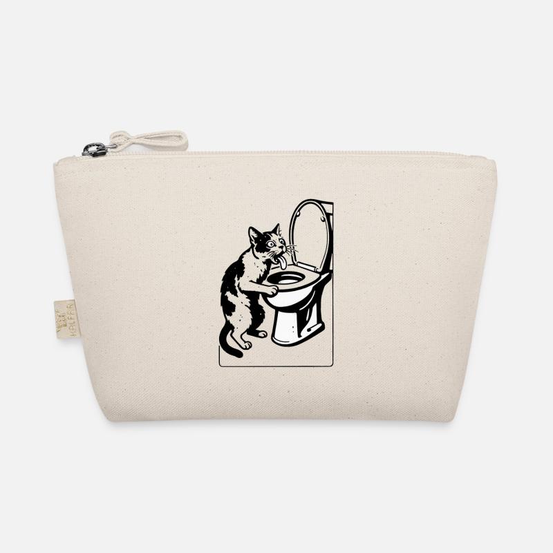 Katzentoilette Witz Bio-Täschchen