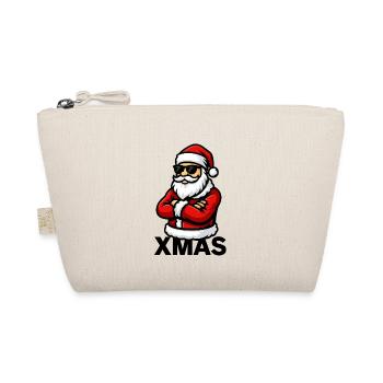 Dessin animé du Père Noël cool - Trousse biologique - nature - Devant