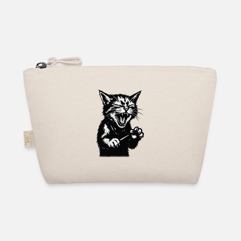 Silhouette de chat hurlant Trousse biologique