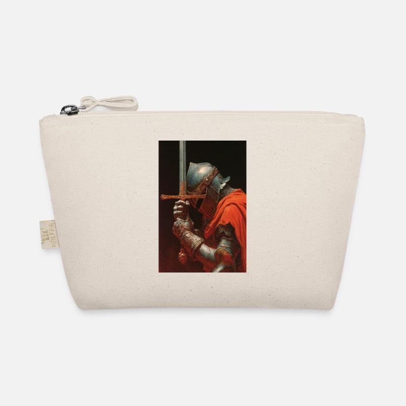 Medieval Knight with Sword Organic Pouch