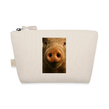 Gros plan chaleureux du museau de cochon - Trousse biologique - nature - Devant
