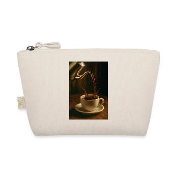 Kaffeeporzellanfluss - Bio-Täschchen - Natur - Vorne