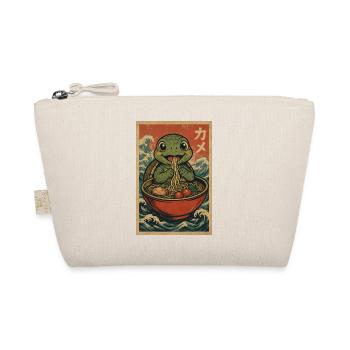 Kame Ramen Vintage Welle - Bio-Täschchen - Natur - Vorne