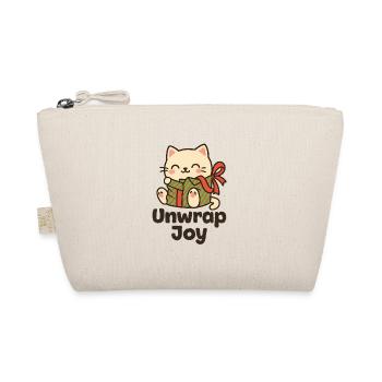 Chat avec le cadeau déballe de Joie - Trousse biologique - nature - Devant