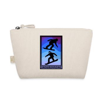 Snowboarding - Bio-Täschchen - Natur - Vorne
