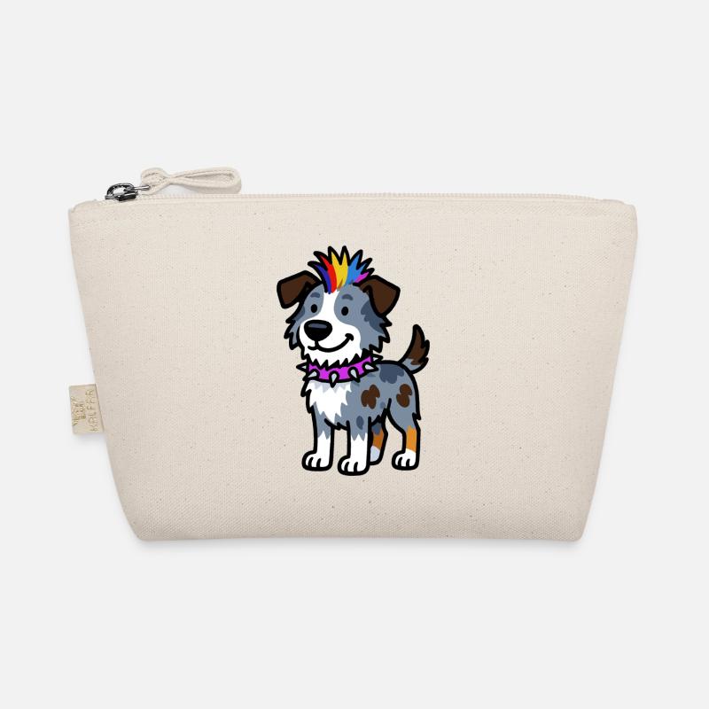 Design punk cool du berger australien Trousse biologique
