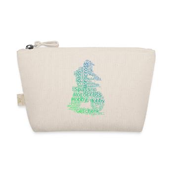 Motocross motif that works immediately - Organic Pouch - nature - Front