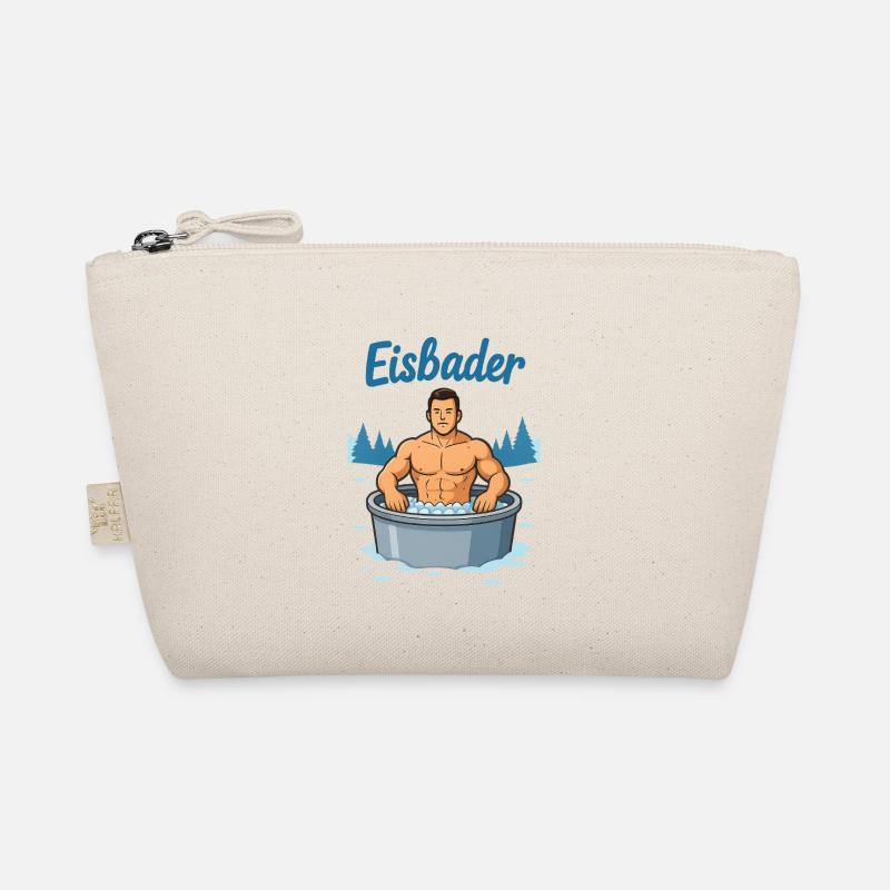 Eisbader Muskelmann im Eisbad Bio-Täschchen