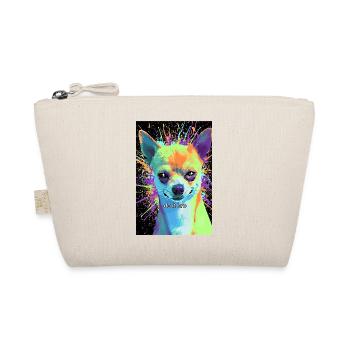 Chihuahua Pop Art Coloré - Trousse biologique - nature - Devant