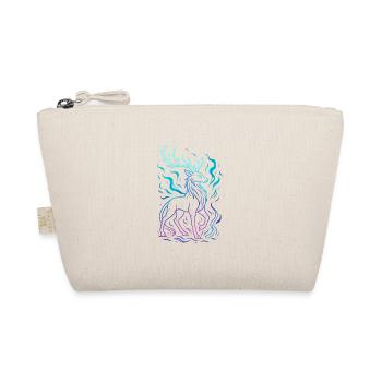 Neon Dragon's Line in Gradient - Organic Pouch - nature - Front