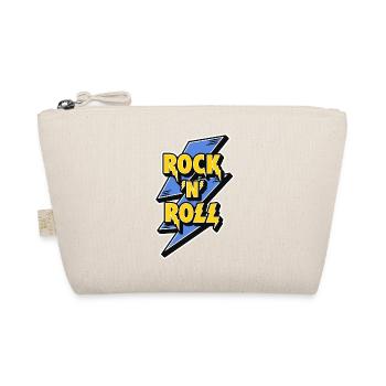 Rock 'N' Roll Lightning Bolt - Bio-Täschchen - Natur - Vorne