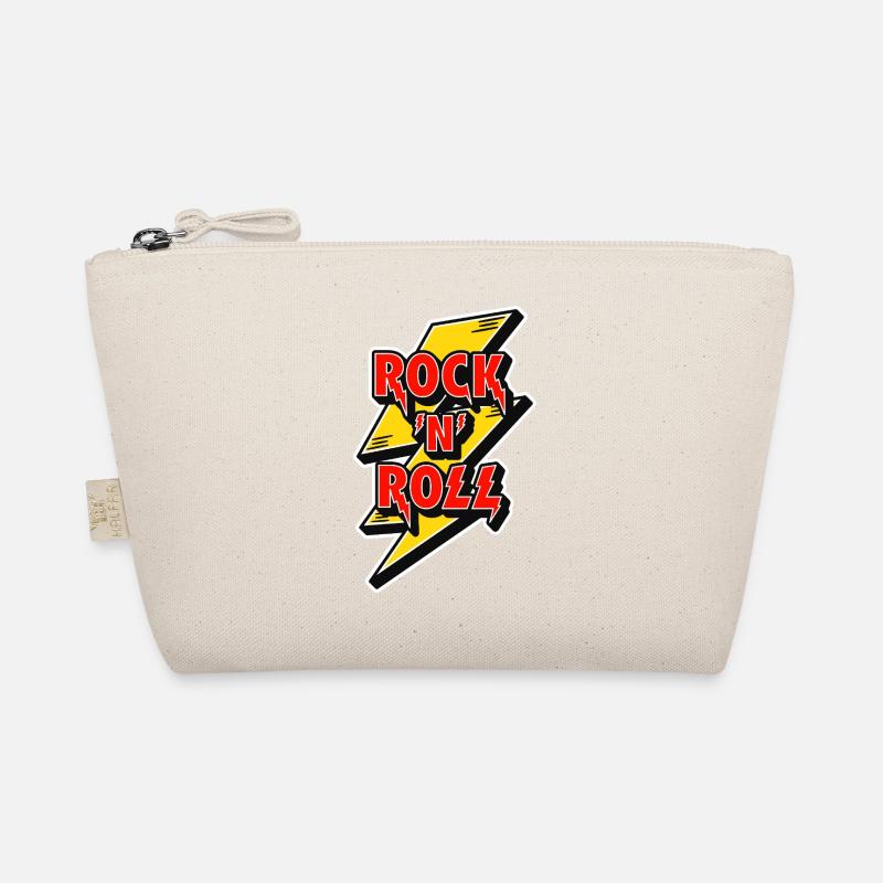 Rock 'N' Roll Lightning Bolt Emblem Organic Pouch
