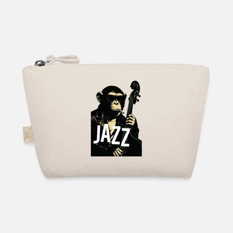 Jazz Monkey Noir Tee Bio-Täschchen