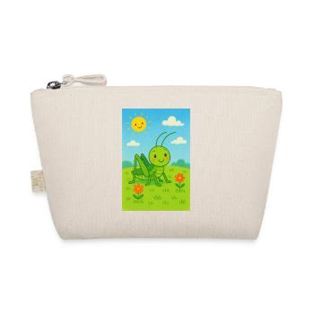 Green grasshopper in sunshine - Organic Pouch - nature - Front