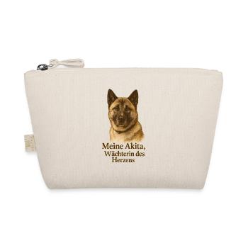 My Akita Guardian of the Heart - Organic Pouch - nature - Front