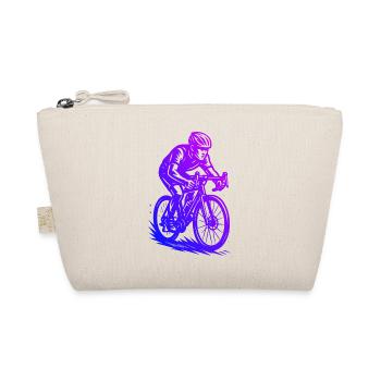 Minimalistisches Roadbike Motiv - Bio-Täschchen - Natur - Vorne
