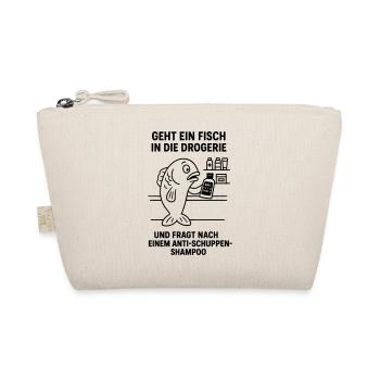 antischuppen shampoo fisch witz - Bio-Täschchen - Natur - Vorne